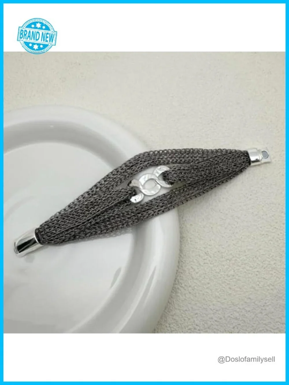 Multi Chain Mesh Wrap Bracelet for Women